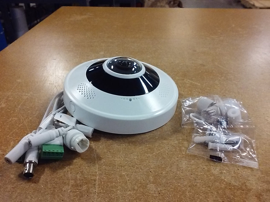 12MP 4K Ultra HD Panoramic IR Fisheye Security Camera (IPC86CEBAF18KCI0)