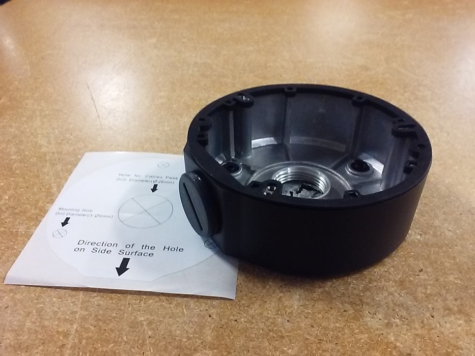 Junction Box for Fixed Lens Domes (TRJB03GINBK)