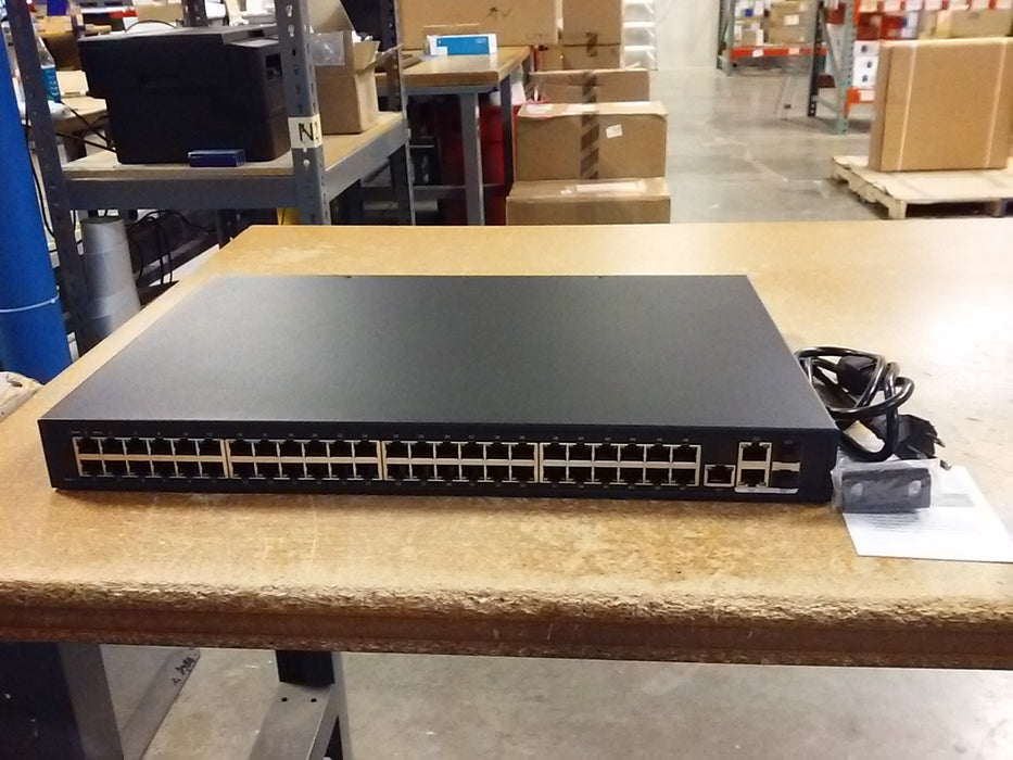48 Port PoE+ Switch with Two Gigabit Uplink Ports for IP Security Cameras (IPS-48P2G-AF)