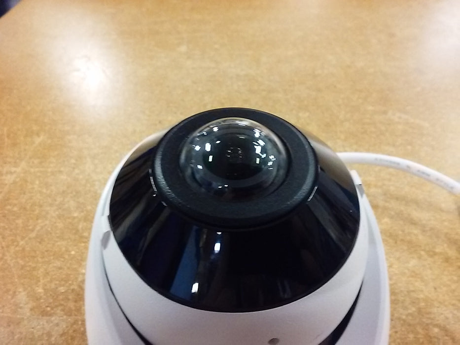 8MP 4K UltraHD Wide Angle 180° Field of View NDAA Compliant Weatherproof IR Fixed Turret IP Security Camera with Deep Learning AI (IPC3608SBADF16KMI0)