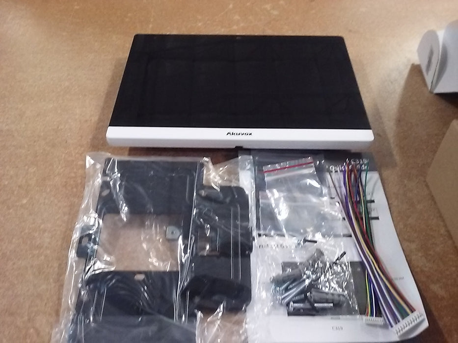 Akuvox Indoor Android Monitor With Built-In Wi-fi, Bluetooth, and a 10" LCD Touch Screen and a 1MP Built-In Camera (C319A)