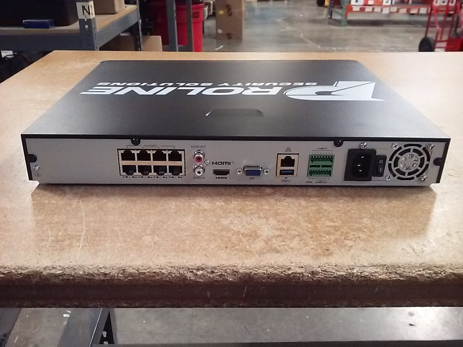8-Channel 12MP NDAA Compliant PoE NVR with 2 SATA HDD Bays (NVR30208BP8IQ)