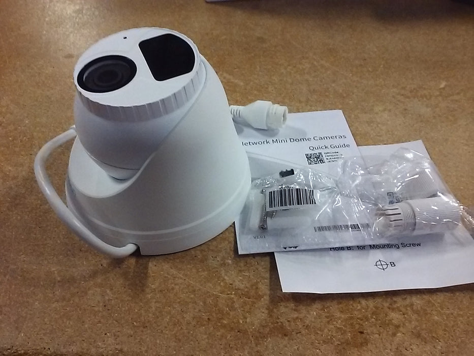 FullHD 1080p 2MP Weatherproof Turret IP Security Camera with a 2.8mm Fixed Lens (IPCT122APF28)