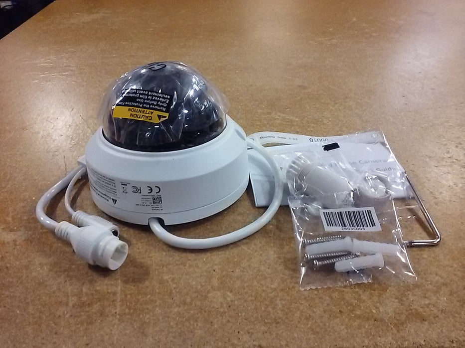 4MP Easystar NDAA-Compliant Weatherproof Vandal-Resistant Dome IP Security Camera with a 2.8mm Fixed Lens (U14MPD2)