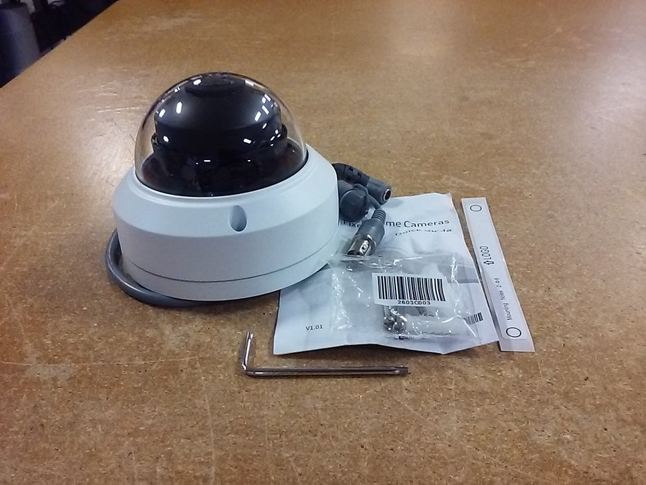 4K LightHunter Weatherproof IR Vandal Dome HD-TVI Analog Security Camera with Built-In Mic (UACD128ADF28MS)