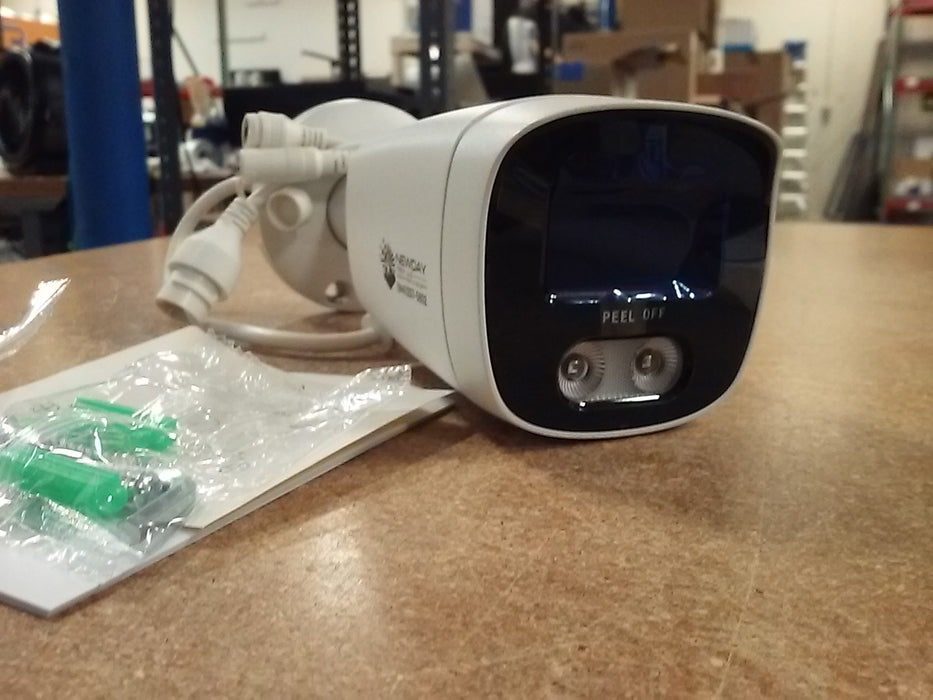 L-Series 4K Ultra HD Weatherproof Hybrid Light Bullet IP Security Camera with a 2.8mm Fixed Lens and Built-in Mic (L8BW)