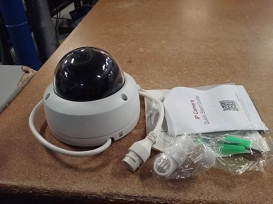 L-Series 5MP Weatherproof IR Vandal Dome IP Security Camera with a 2.8mm Fixed Lens and Built-in Mic (L5D)