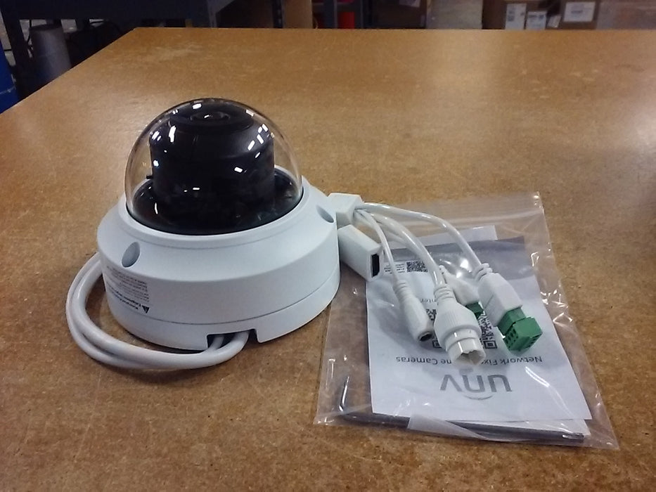 5MP LightHunter NDAA Compliant Weatherproof Fixed 2.8mm Dome Security Camera with HDMI Output (IPC3515SSADF28KI1HI)