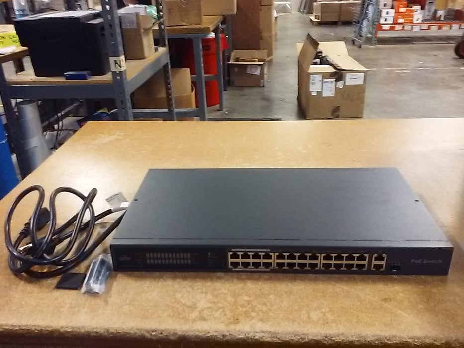 24 Port PoE+ Switch with Surveillance (Extend) Mode and Two Uplink Ports  (NSW202024T1GT1GCPOEIN)