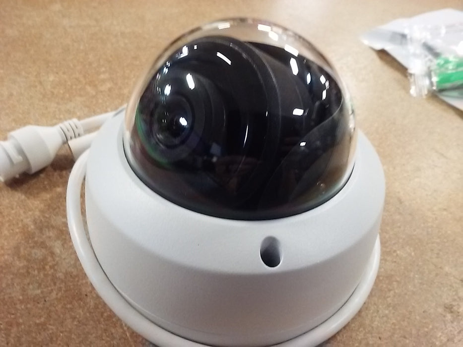 L-Series 5MP Weatherproof IR Vandal Dome IP Security Camera with a 2.8mm Fixed Lens and Built-in Mic (L5D)