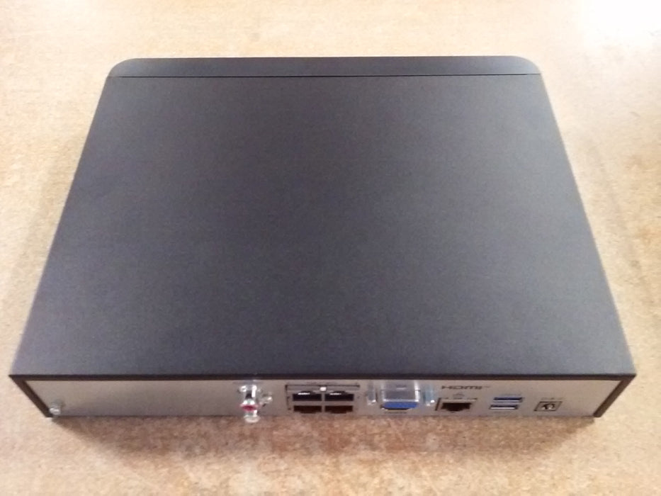 12MP 4 Channel Network Video Recorder with AI Facial Recognition, 4 PoE, 1 HDD (UNVRIQ4P)