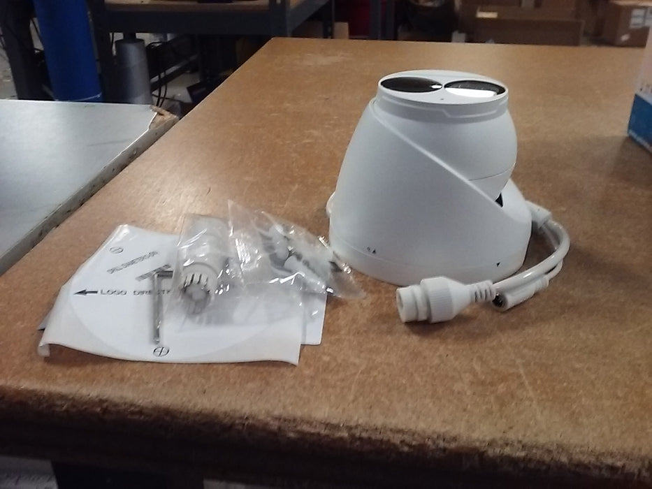 4MP IP Weatherproof IR Turret Camera with Built-in Mic and 2.8mm Fixed Lens (IPC3614SRADF28KMH)