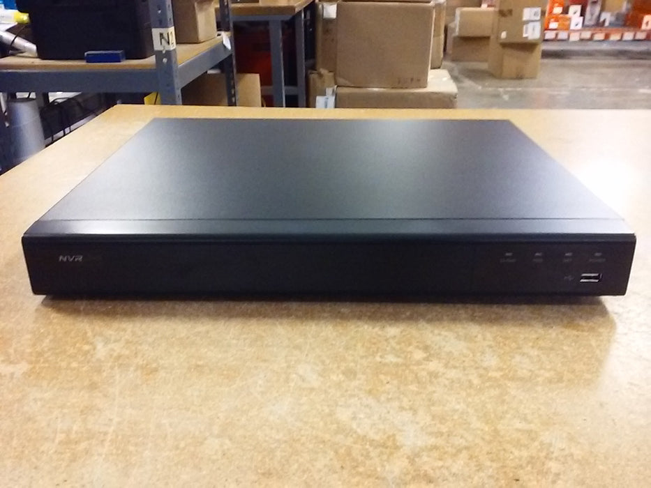 L-Series 4K Ultra HD 16-Channel NDAA-Compliant IP Network Video Recorder with 2 SATA Hard Drive Bays (NVR-2B16L)