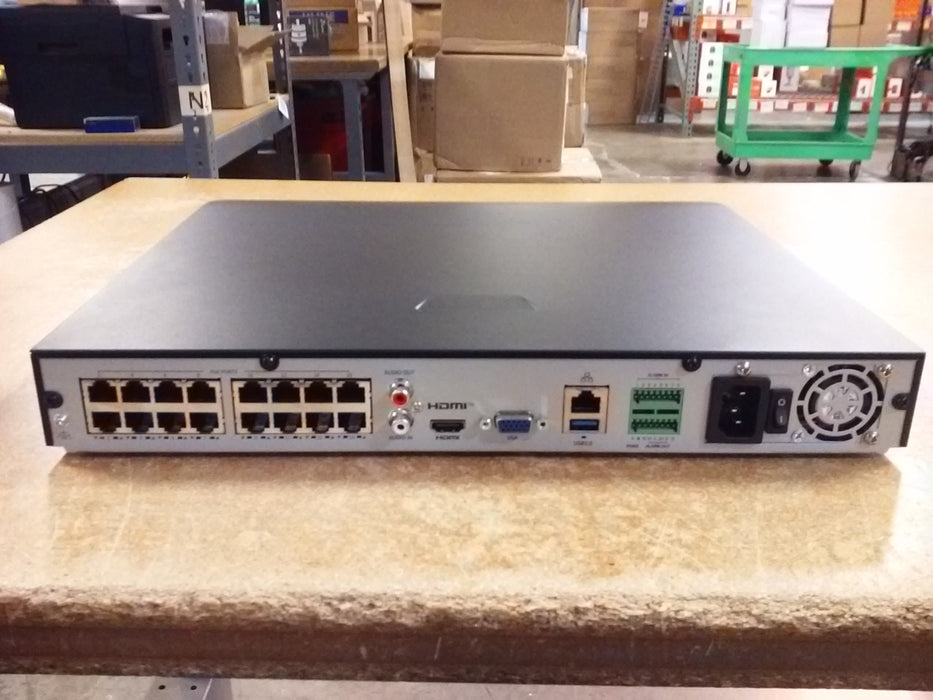 16-Channel 12MP NDAA Compliant PoE NVR with 2 SATA HDD Bays (NVR30216BP16IQ)