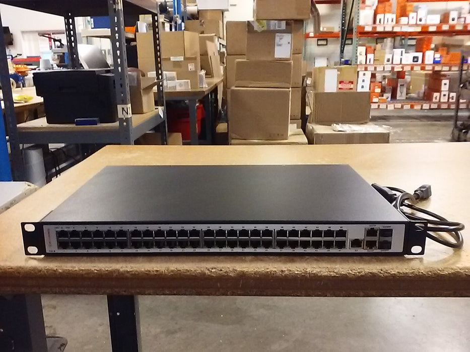 IPCamPower 48 Port POE Network Switch W/ 3 Gigabit Uplink Ports | Designed for IP Cameras | POE+ Capable of Pushing 30 Watts per Port | 400 Watts Total Budget