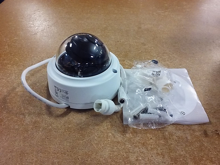 8MP 4K UltraHD Weatherproof Vandal Dome IP Security Camera with a 2.8mm Fixed Lens and a Built-In Microphone (IPC328SR3ADF28KMG)