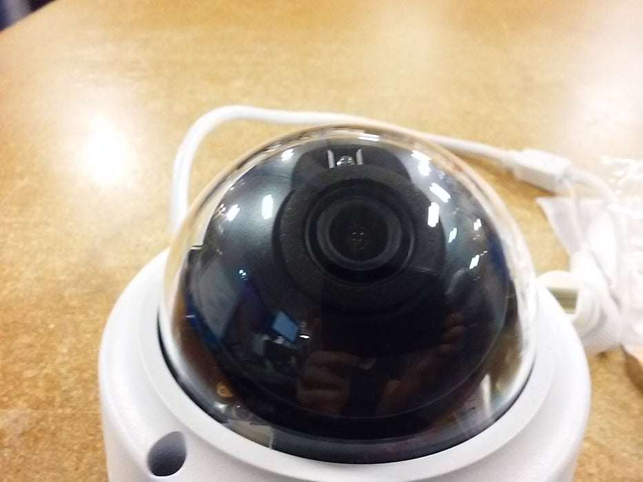 8MP 4K UltraHD Weatherproof Vandal Dome IP Security Camera with a 2.8mm Fixed Lens and a Built-In Microphone (IPC328SR3ADF28KMG)
