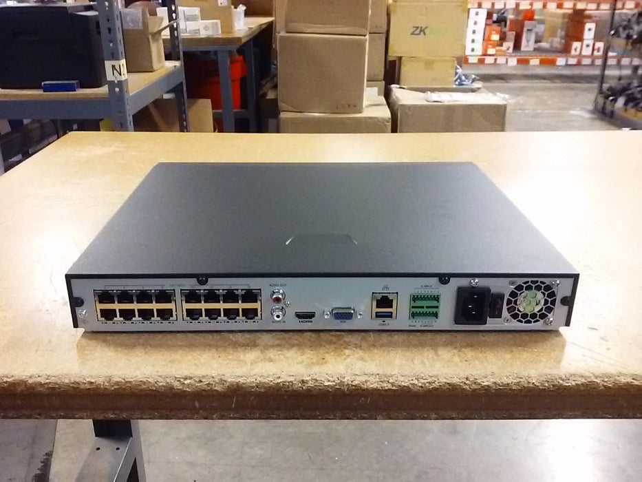 16-Channel 16MP UltraHD NDAA Compliant PoE NVR with 2 SATA HDD Bays (NVR50216BP16)