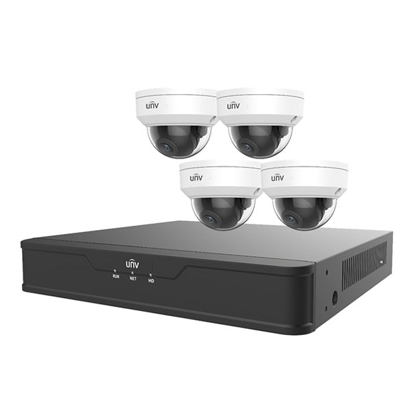 4 x 4MP Vandal Dome IP Camera + 4K NVR + 1TB HDD Complete Video Surveillance Kit (EKS31P4D44T1)