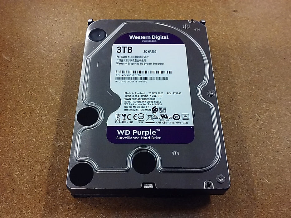 3 TB Surveillance Hard Drive for NVR or DVR