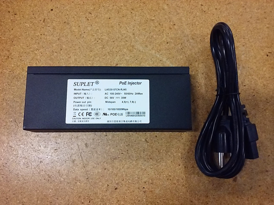 SUPLET Poe Injector (LAS30-57CN-RJ45)