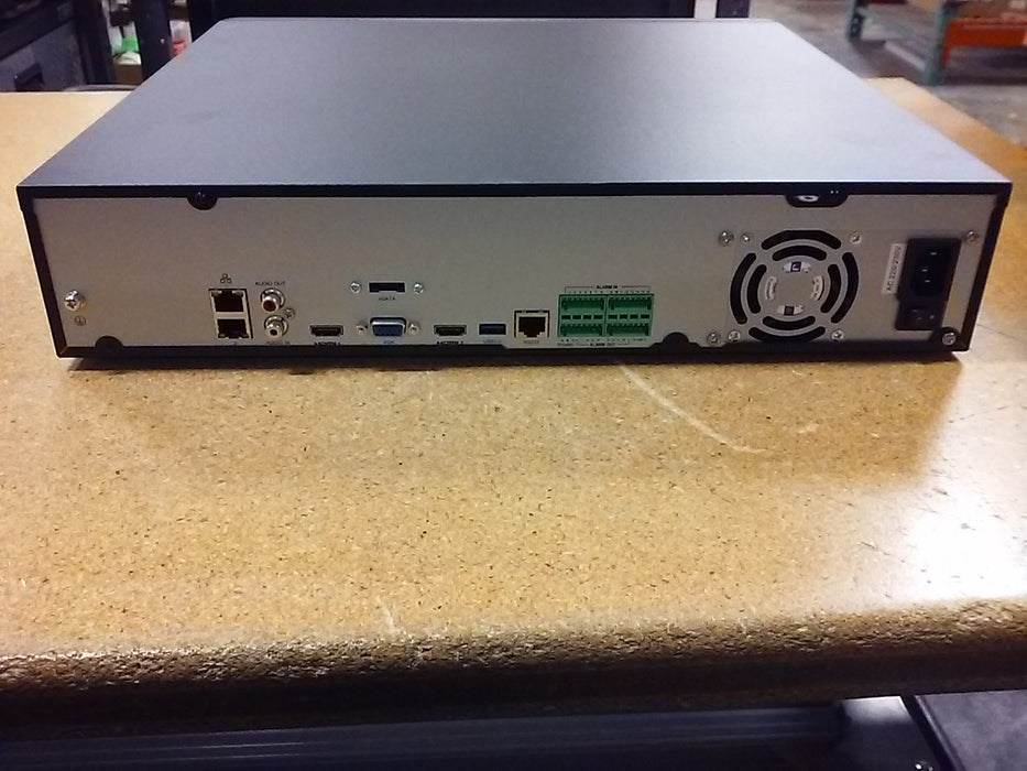 12MP 64-Channel NDAA-Compliant IP Network Video Recorder with 8 SATA Hard Drive Bays and RAID Data Protection